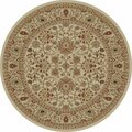 Concord Global Trading 7 ft. 10 in. Ankara Mahal - Round, Ivory 65529